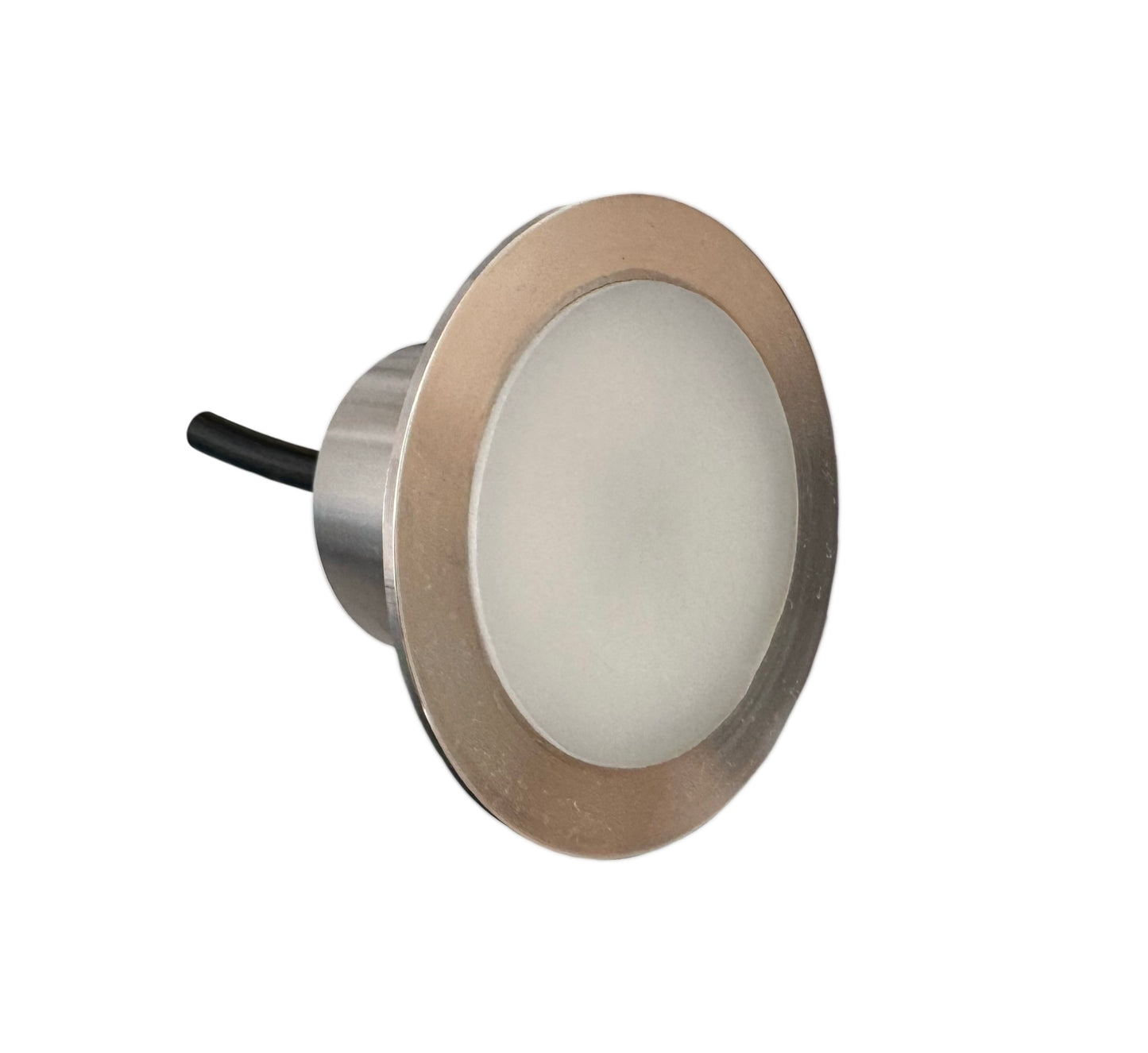 Pool & Jacuzzi LED Light - White (Cool 5700K) - Medium 90 mm (3 1/2") - Stainless Steel Body