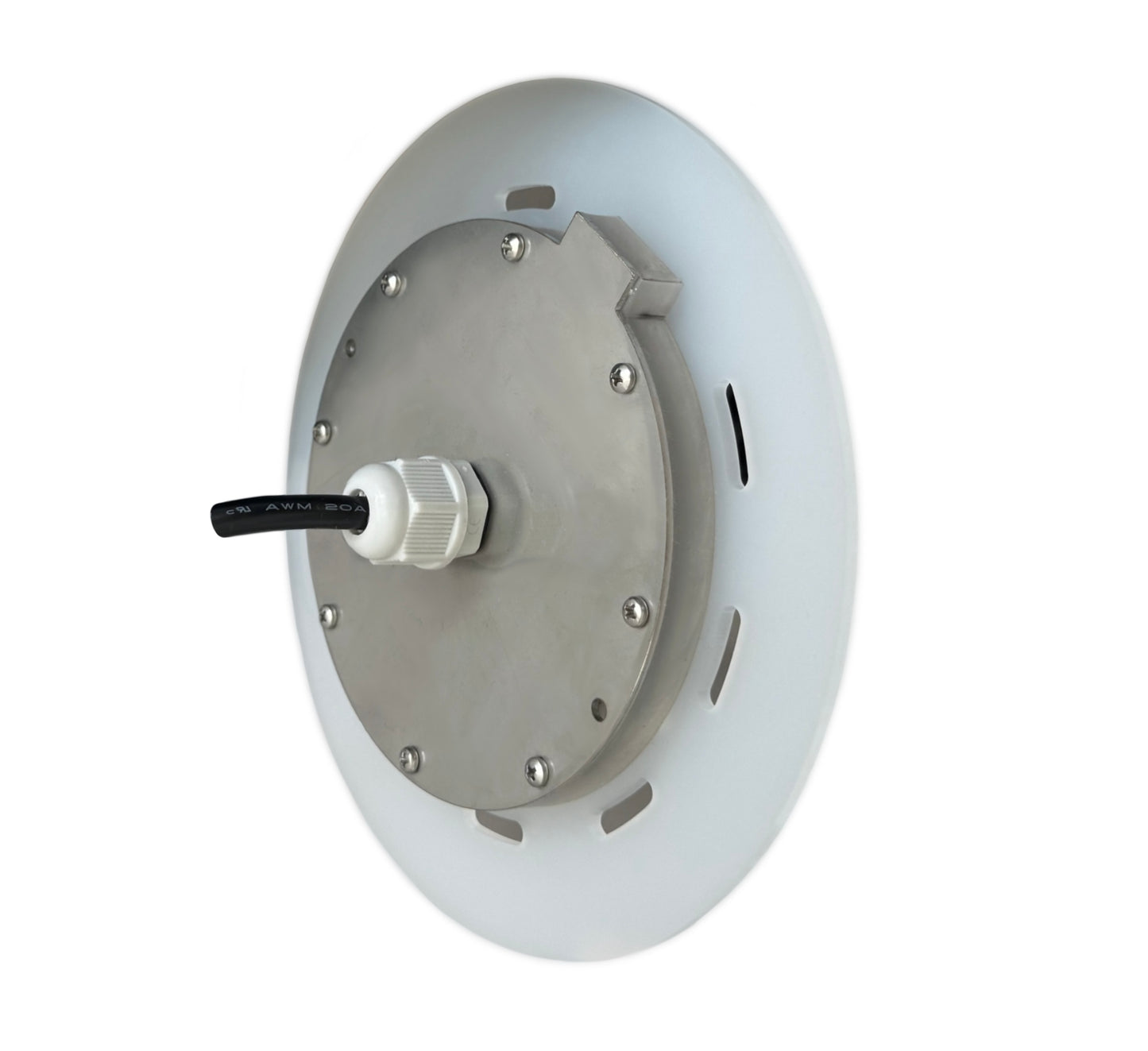 Pool & Jacuzzi LED Light - White (Warm 2700K) - Large 170 mm (6 1/2") - Stainless Steel - 3360 Lumens