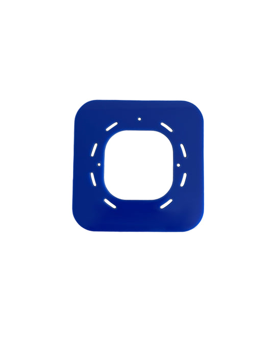 Large Ring - Plastic with holes - Blue - Square - [1-1-A1-9]